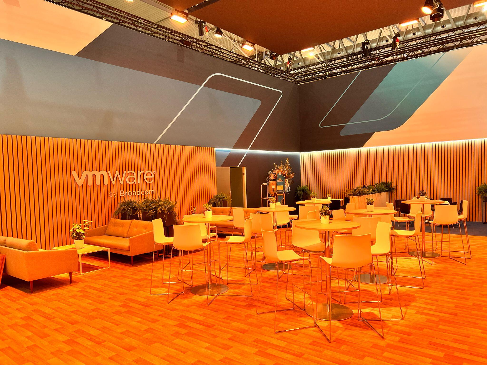 VMWare Messestand Mobile World Congress