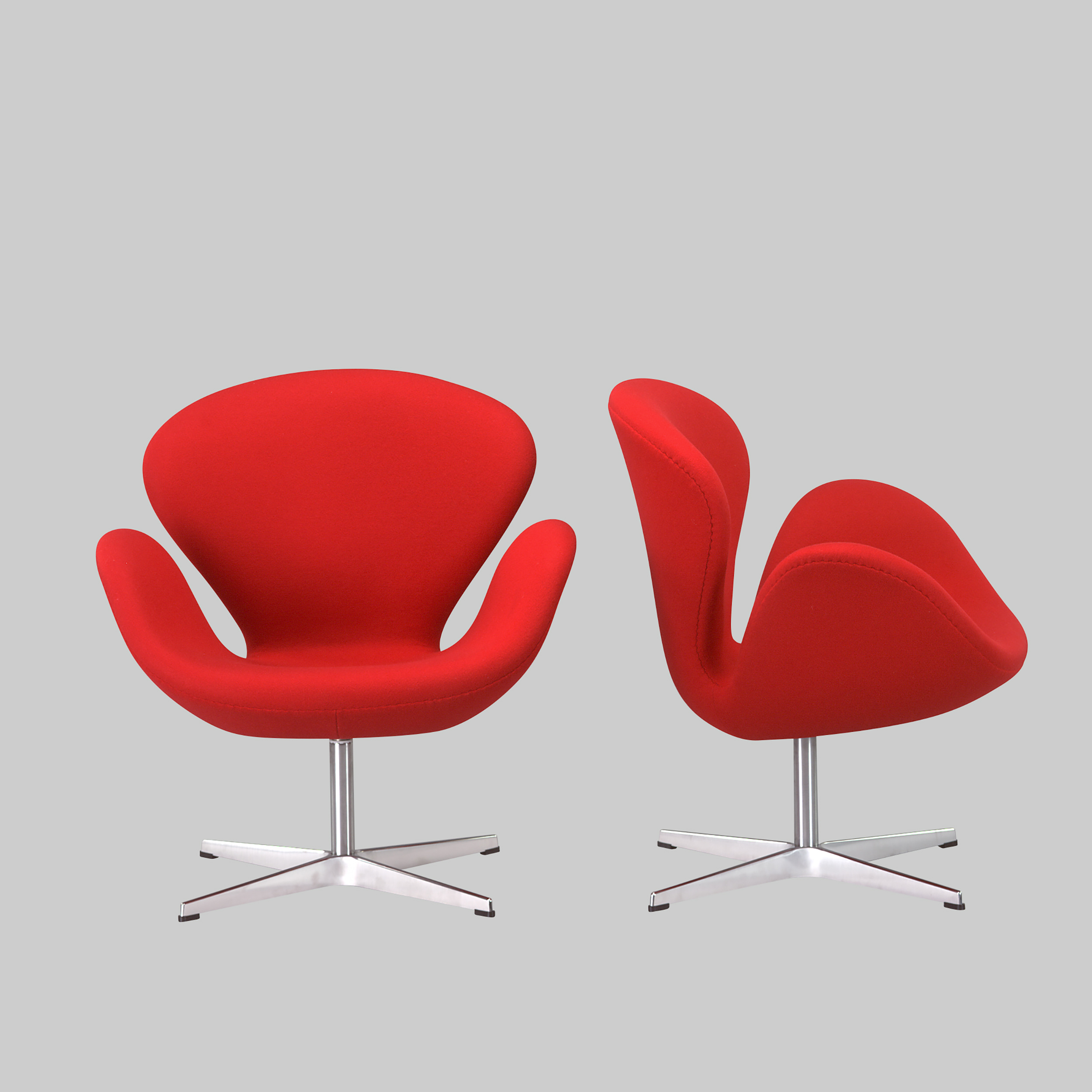 red swan chair