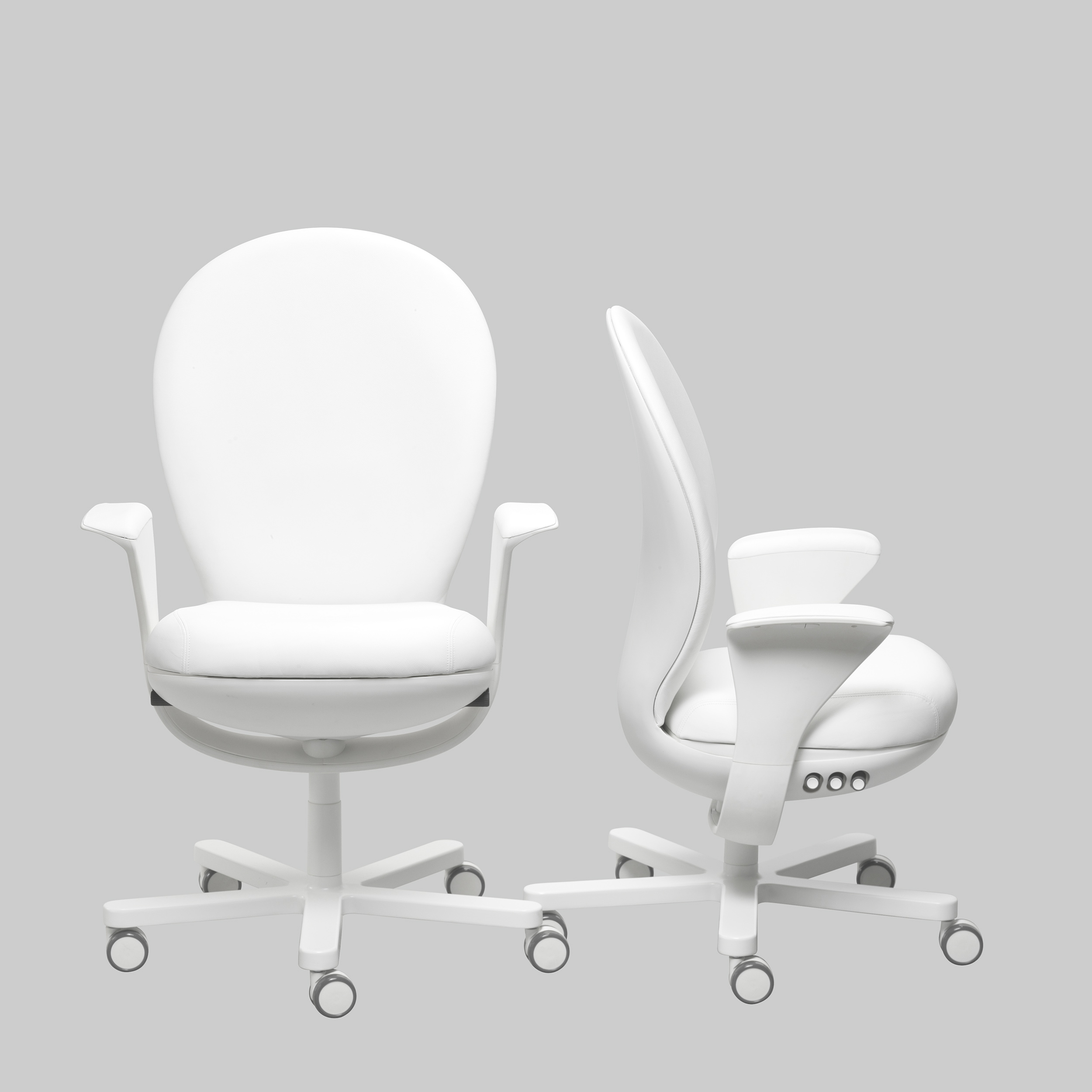 Desk chair BEA White / White Adexpo