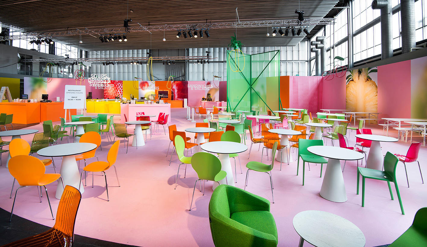 Meubilair van Adexpo op de beurs Modefabriek 2016